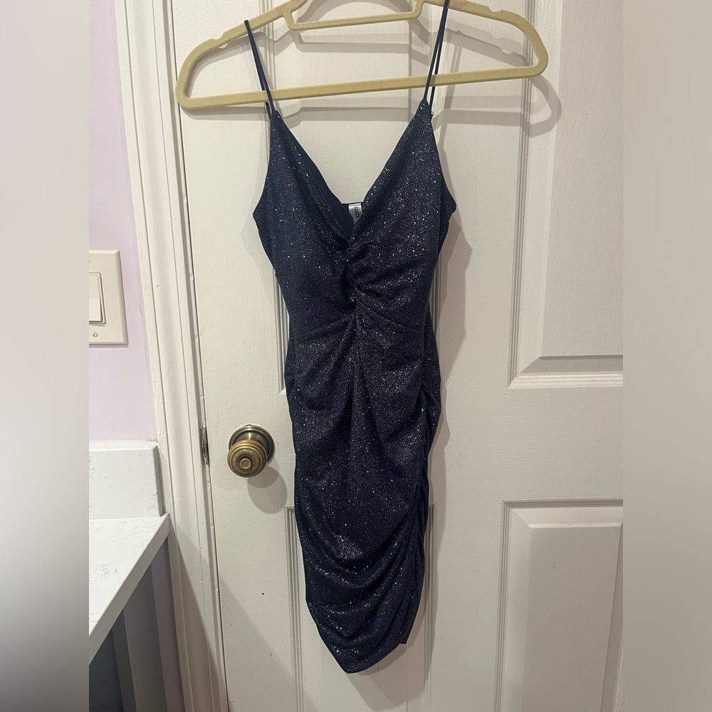 Lucy in the Sky Shimmery Blue Dress